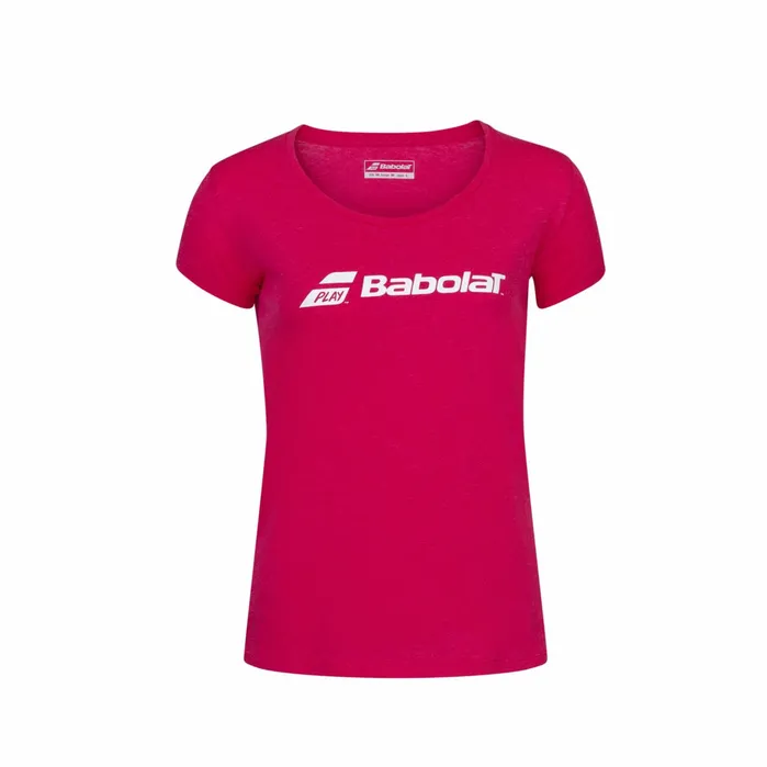 Juniors and Kids Tops Babolat Exercise Babolat Tee Girls Heather Pink
