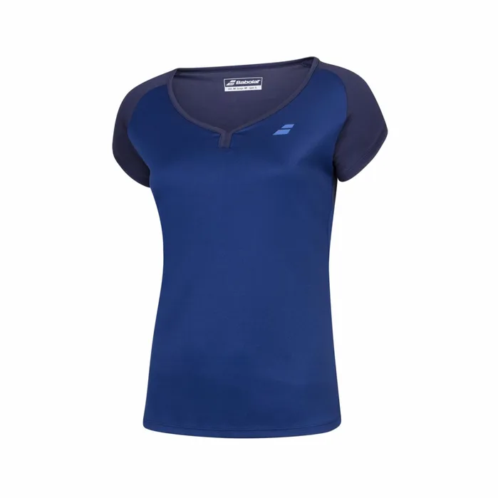 Juniors and Kids Tops Babolat Play Cap Sleeve Top Girls Dark Blue
