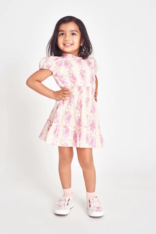LoveShackFancy Dresses Kids Girls Dallon Dress FRENCH LILAC