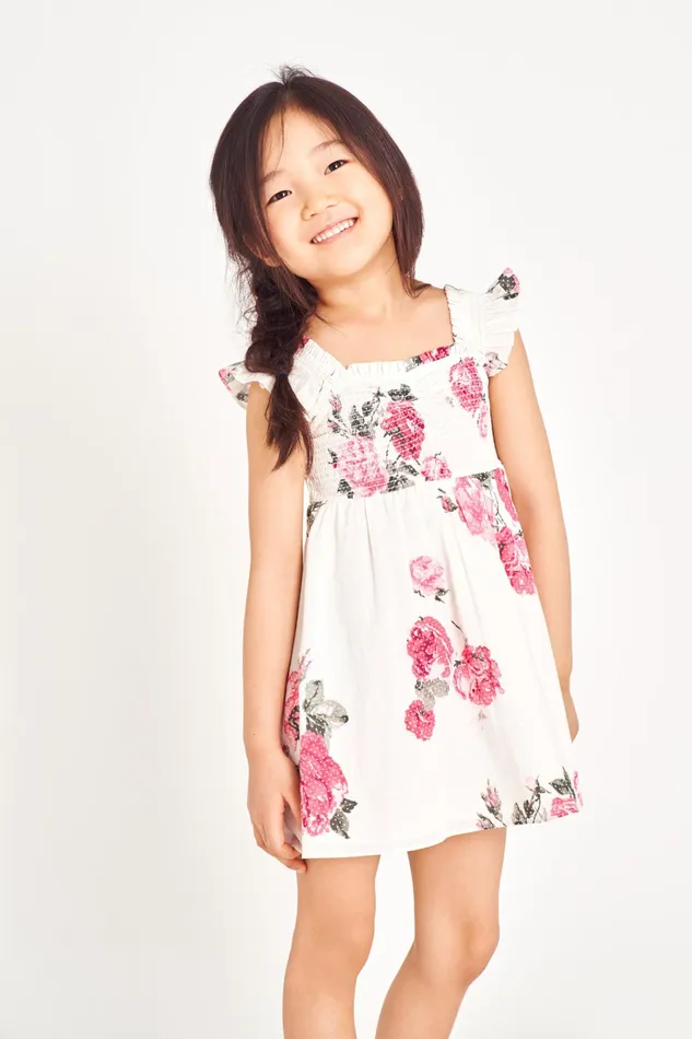 LoveShackFancy Dresses Kids Girls Mefford Dress 8211 PARADISE PINK PARADISE PINK 8211 PARADISE PINK