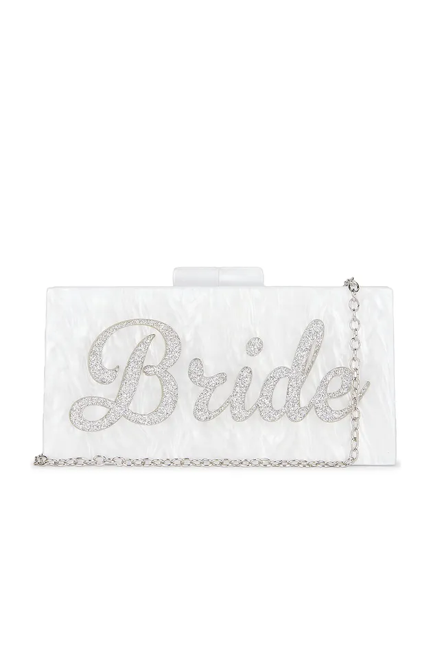 Bags Women Lovers and Friends Bride Clutch Bag Ivory Rhinestone