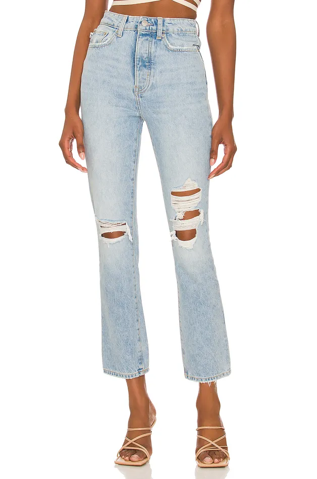 Denim Women Lovers and Friends Reece High Rise Slim Straight Robertson
