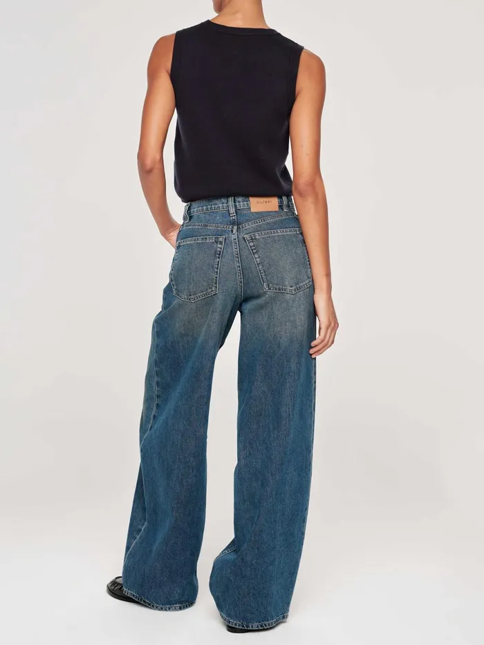 DL1961 Barrel Women Razi Wide Leg Barrel High Rise Jeans