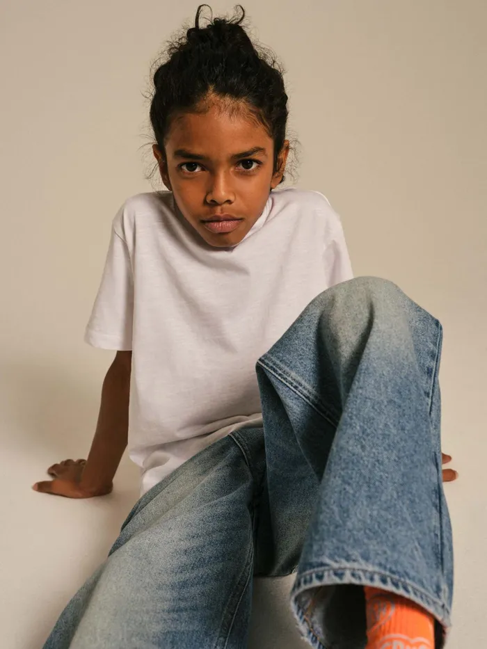 DL1961 Big Boys 818 Kids Zeke Wide Leg Jeans