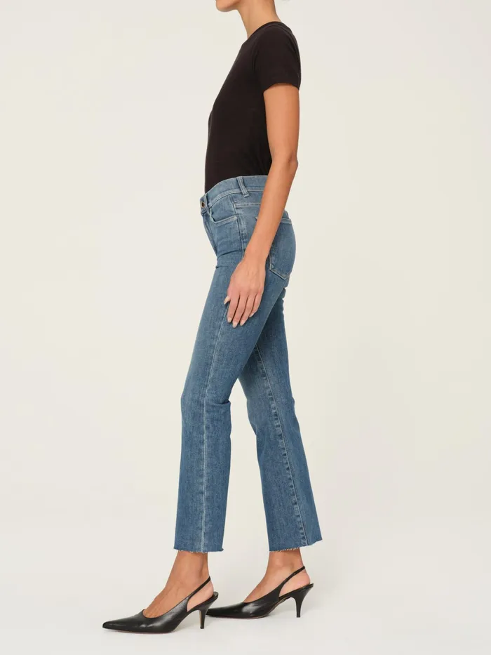 DL1961 Bootcut Flare Women Bridget Boot High Rise Instasculpt Crop Jeans