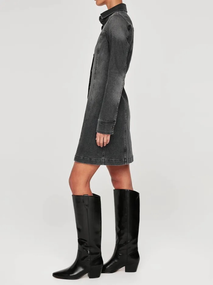 DL1961 Dresses Women Payton Denim Dress Long Sleeve Mini