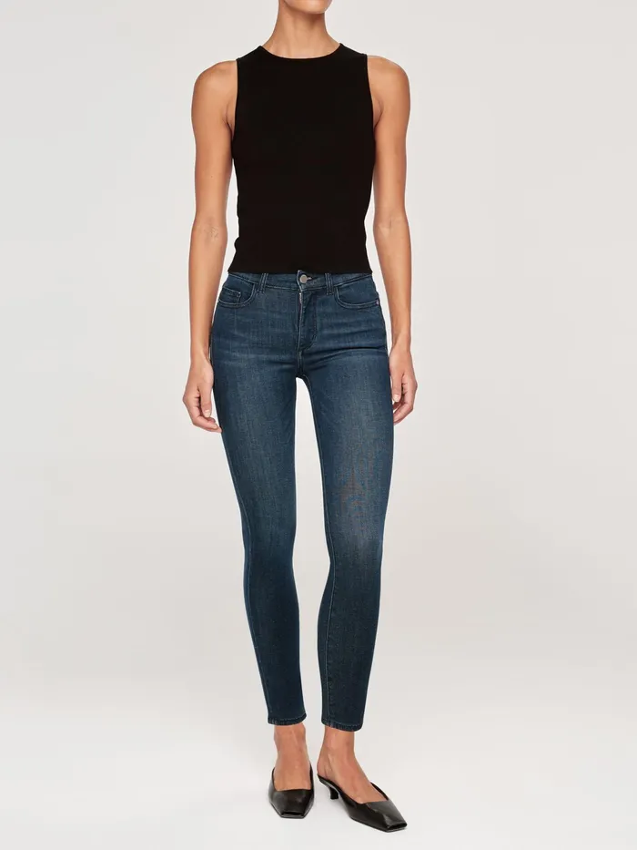 DL1961 Instasculpt Women Farrow Skinny High Rise Instasculpt Ankle Jeans