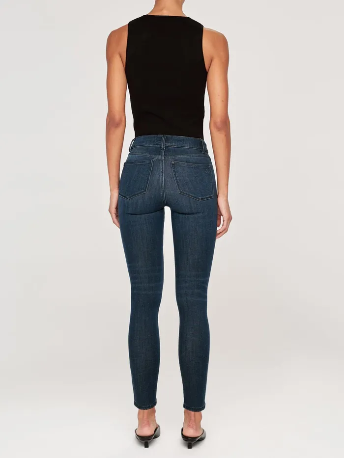 DL1961 Instasculpt Women Farrow Skinny High Rise Instasculpt Ankle Jeans
