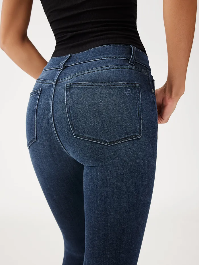DL1961 Instasculpt Women Farrow Skinny High Rise Instasculpt Ankle Jeans