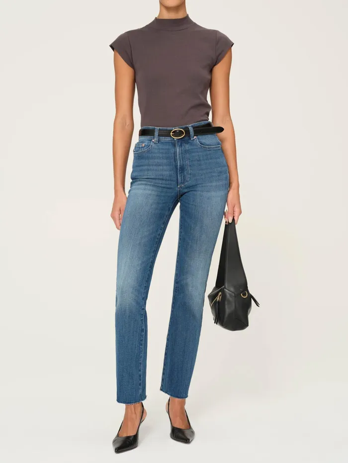 DL1961 Instasculpt Women Halle Straight High Rise Instasculpt 29034 Jeans