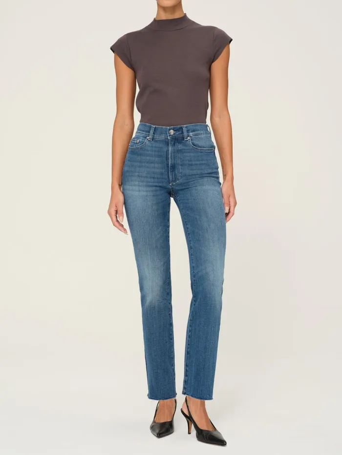 DL1961 Instasculpt Women Halle Straight High Rise Instasculpt 29034 Jeans