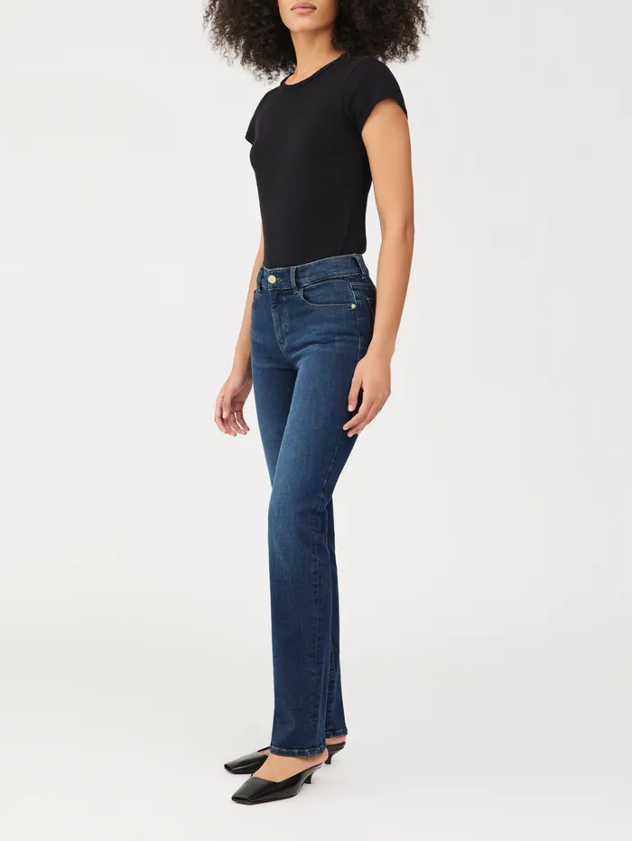DL1961 Instasculpt Women Mara Straight Mid Rise Instasculpt 31034 Jeans