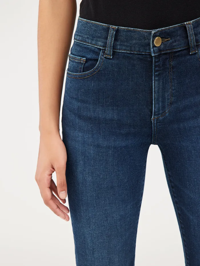 DL1961 Instasculpt Women Mara Straight Mid Rise Instasculpt 31034 Jeans