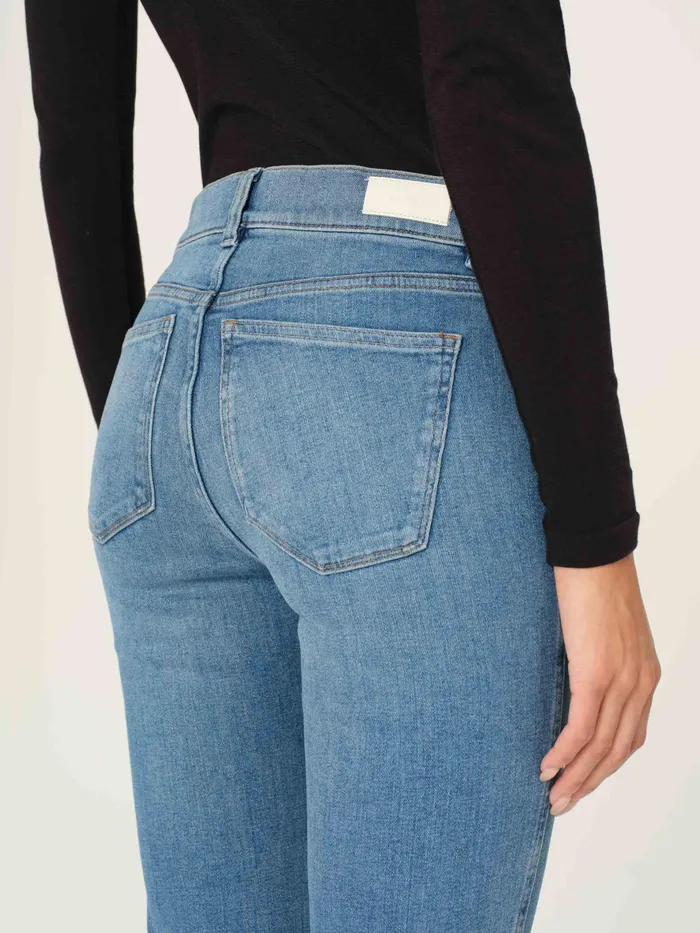 DL1961 Instasculpt Women Mara Straight Mid Rise Instasculpt Ankle Jeans