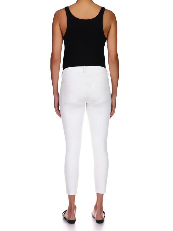 DL1961 Maternity Women Florence Skinny Maternity Instasculpt Crop Jeans