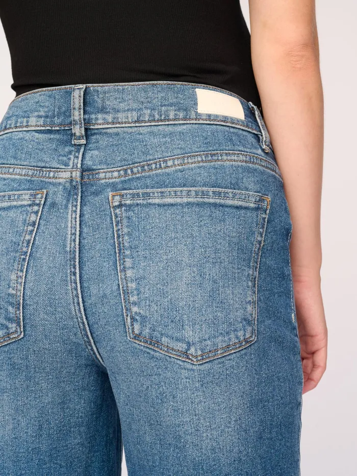DL1961 Maternity Women Hepburn Maternity Wide Leg Vintage Jeans