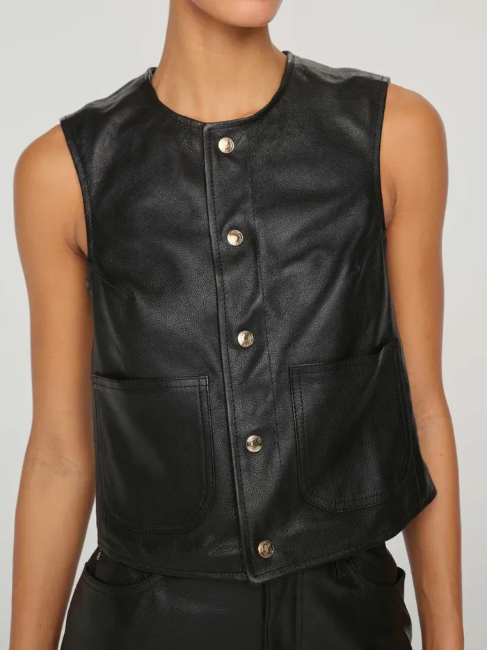 DL1961 ReadyToWear Women Leather Vest