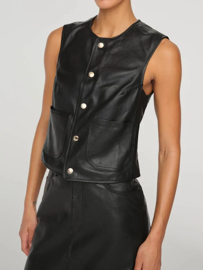 DL1961 ReadyToWear Women Leather Vest