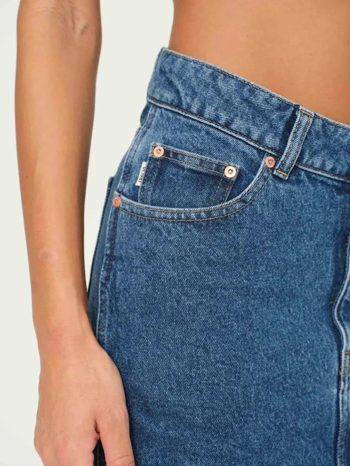 DL1961 ReadyToWear Women Lexie High Rise Denim Skirt Mini