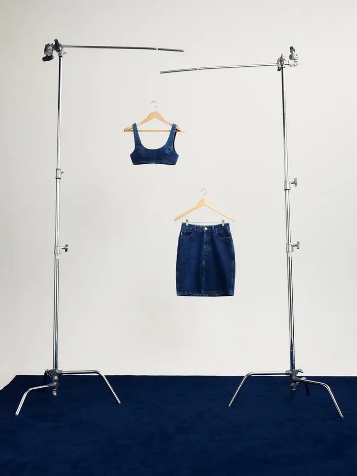 DL1961 ReadyToWear Women Lexie High Rise Denim Skirt Mini