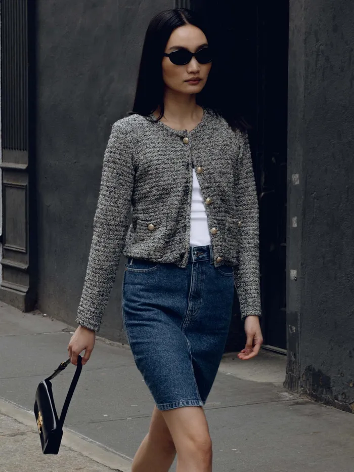 DL1961 ReadyToWear Women Lexie High Rise Denim Skirt Mini