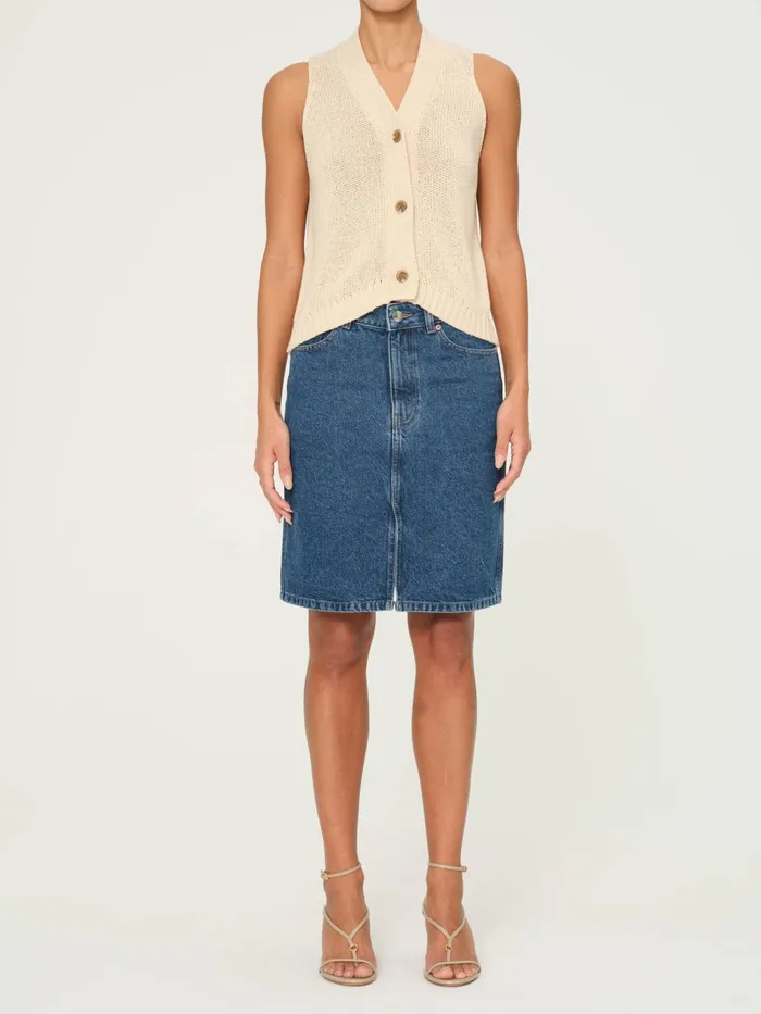 DL1961 ReadyToWear Women Lexie High Rise Denim Skirt Mini
