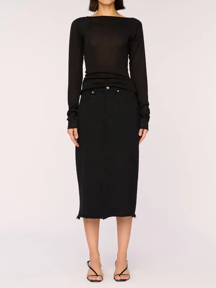 DL1961 ReadyToWear Women Long Sleeve Boat Neck