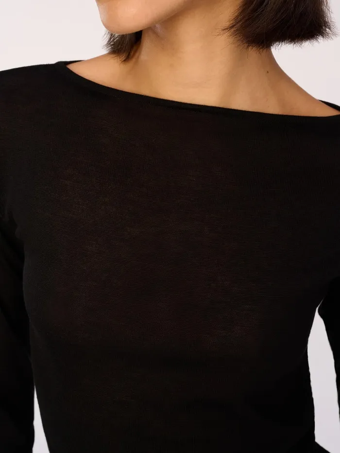DL1961 ReadyToWear Women Long Sleeve Boat Neck