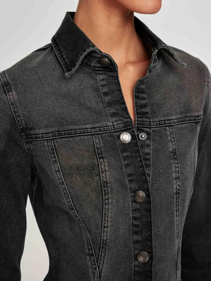 DL1961 ReadyToWear Women Payton Denim Dress Long Sleeve Mini
