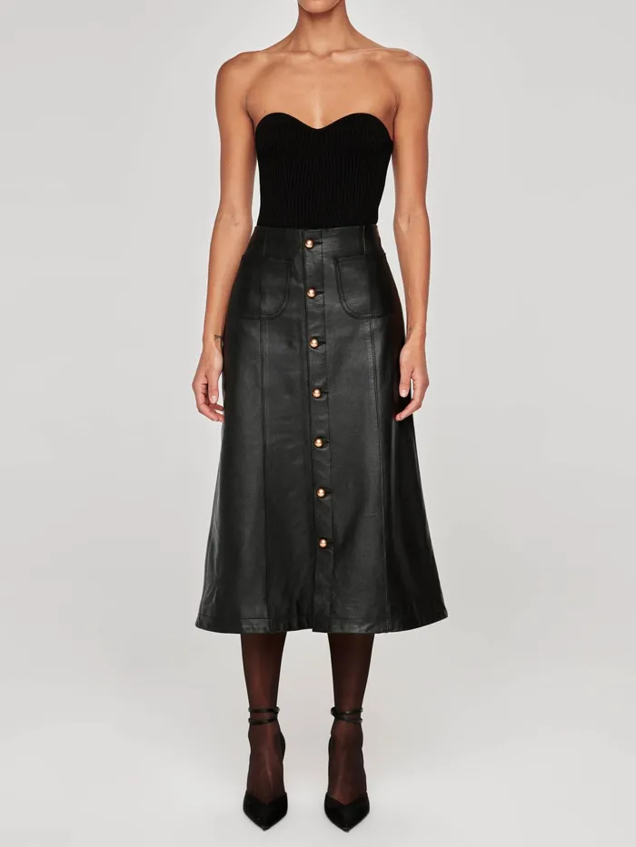 DL1961 Shorts Skirts Women Alma Skirt Button Front