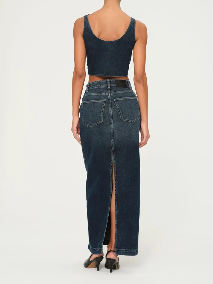 DL1961 Shorts Skirts Women Lexie High Rise Denim Skirt Maxi