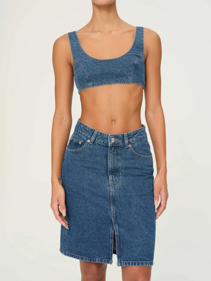 DL1961 Shorts Skirts Women Lexie High Rise Denim Skirt Mini