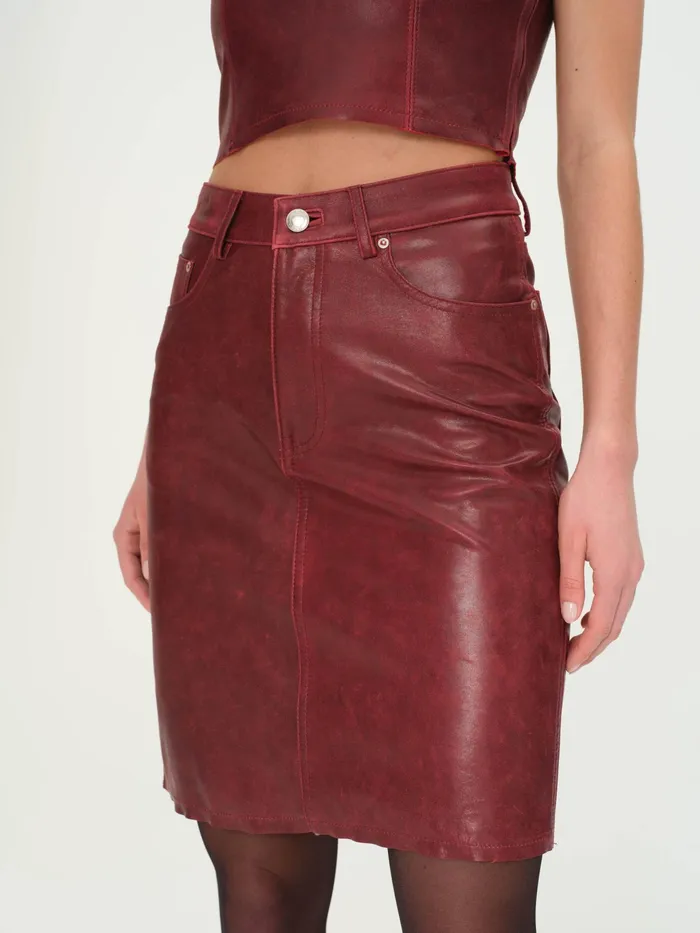 DL1961 Shorts Skirts Women Lexie High Rise Skirt KneeLength