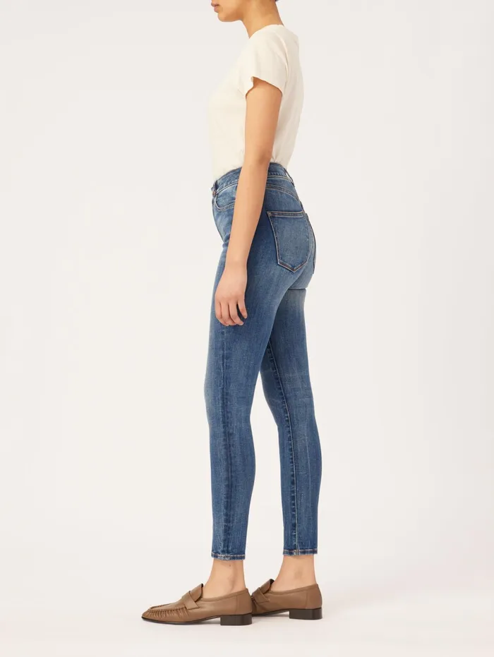 DL1961 Skinny Women Farrow Skinny High Rise Instasculpt Ankle Jeans