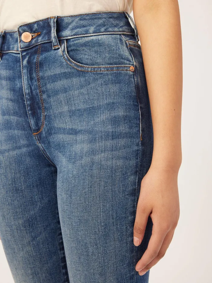 DL1961 Skinny Women Farrow Skinny High Rise Instasculpt Ankle Jeans
