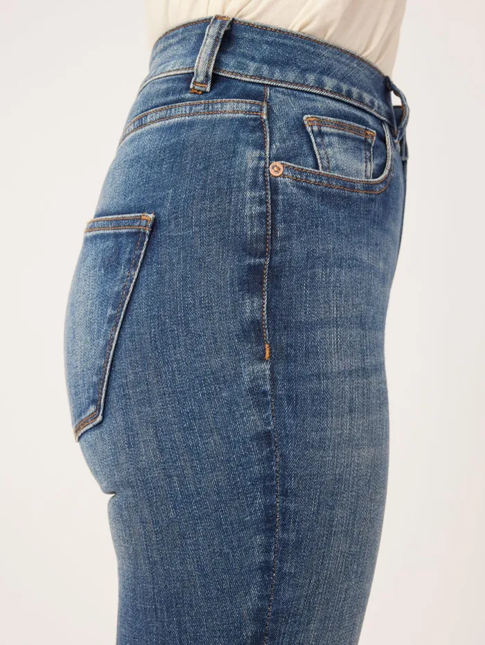 DL1961 Skinny Women Farrow Skinny High Rise Instasculpt Ankle Jeans