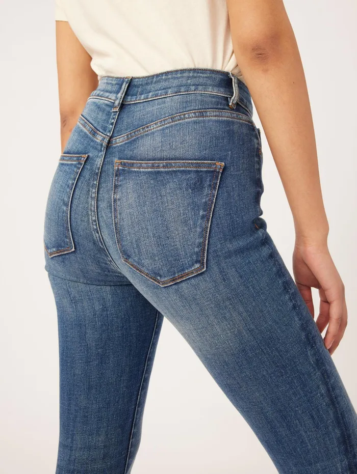 DL1961 Skinny Women Farrow Skinny High Rise Instasculpt Ankle Jeans