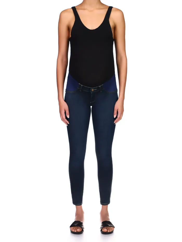 DL1961 Skinny Women Florence Skinny Maternity Instasculpt Ankle Jeans