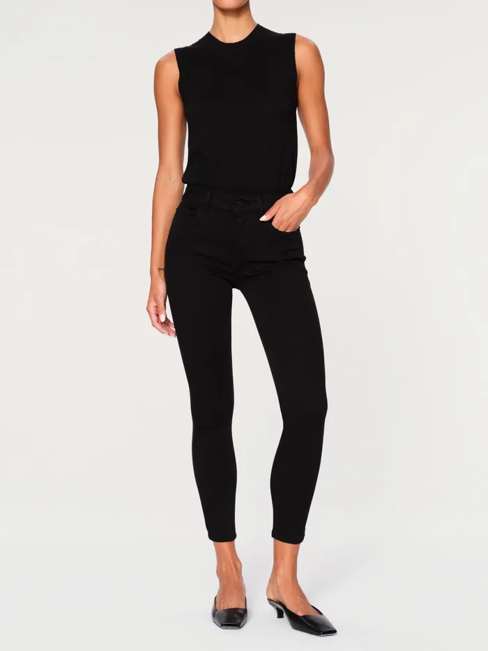 DL1961 Skinny Women Florence Skinny Mid Rise Instasculpt Crop Jeans