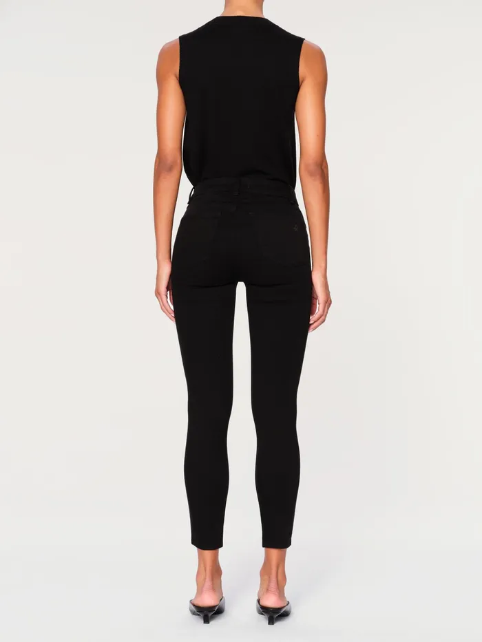 DL1961 Skinny Women Florence Skinny Mid Rise Instasculpt Crop Jeans