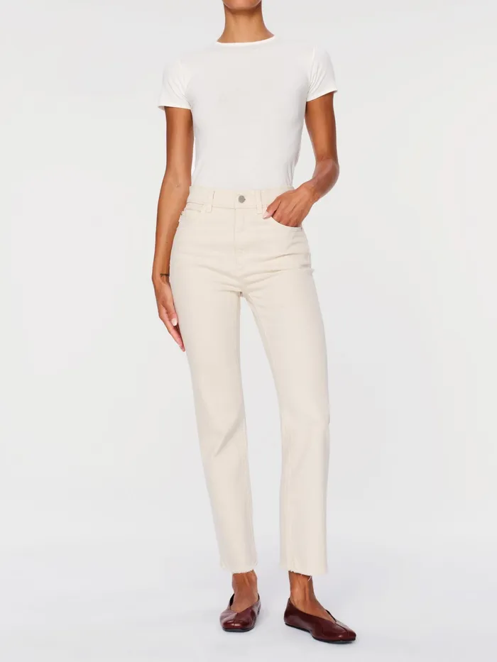 DL1961 Straight Women Patti Straight High Rise Vintage Ankle Jeans
