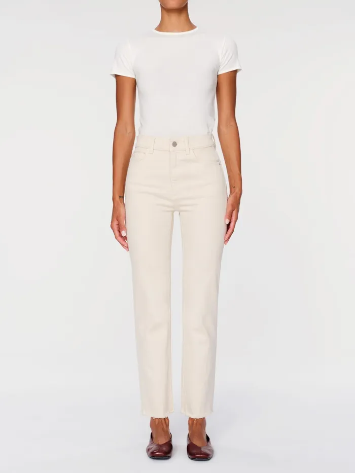 DL1961 Straight Women Patti Straight High Rise Vintage Ankle Jeans