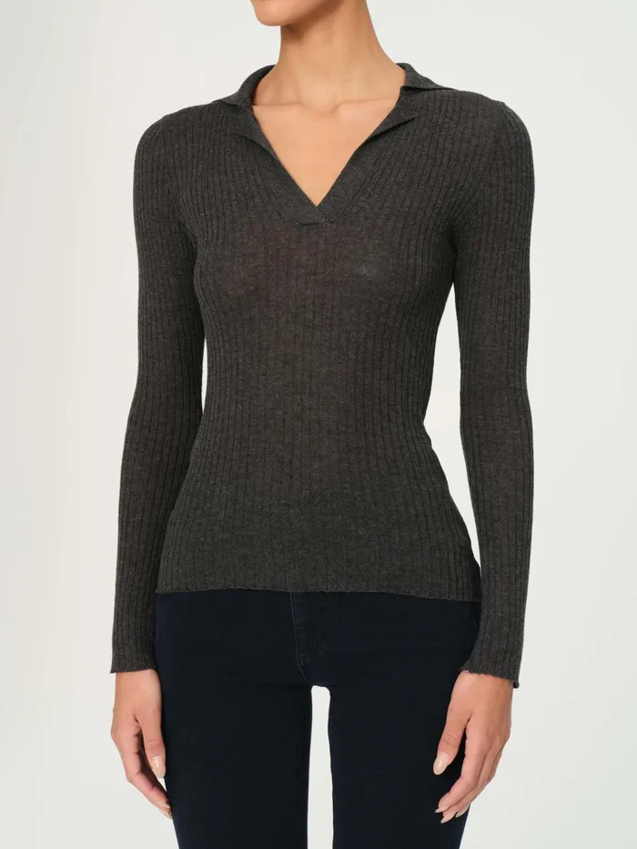 DL1961 Sweaters Knits Women Long Sleeve Polo
