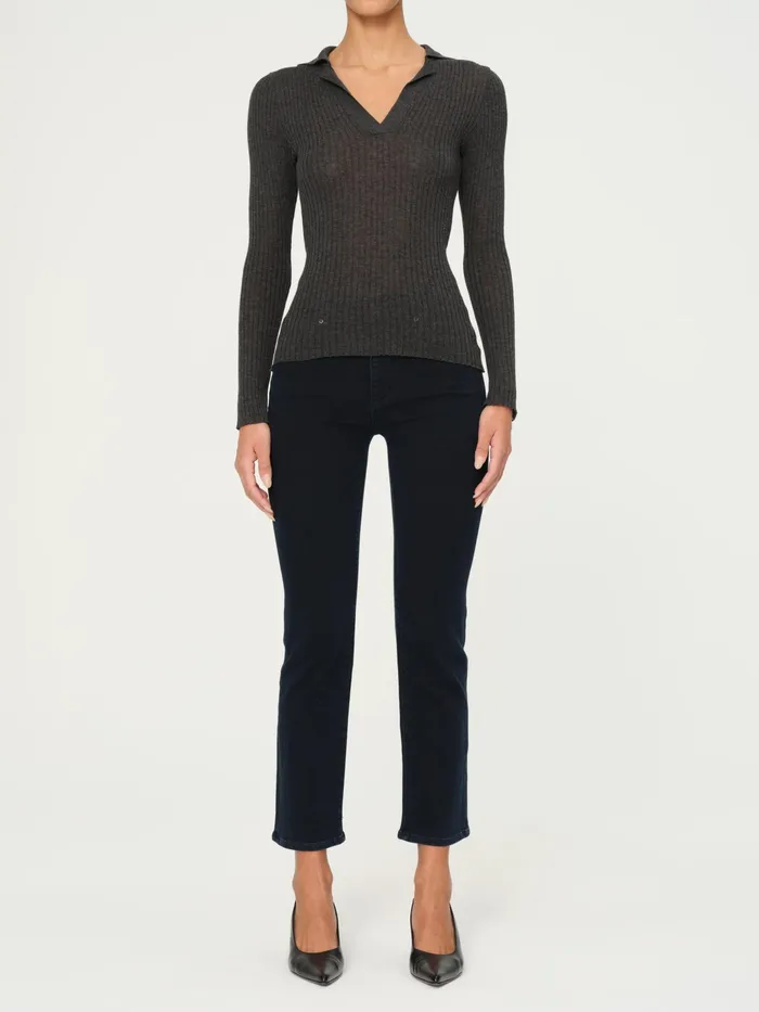 DL1961 Sweaters Knits Women Long Sleeve Polo