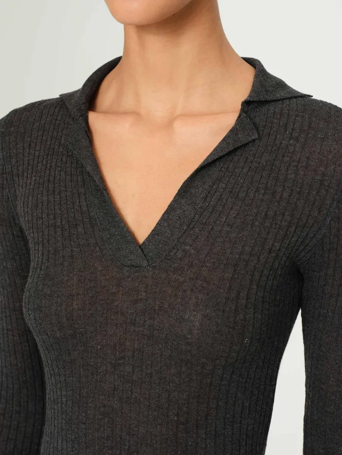 DL1961 Sweaters Knits Women Long Sleeve Polo