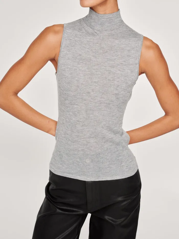 DL1961 Sweaters Knits Women Sleeveless Turtleneck