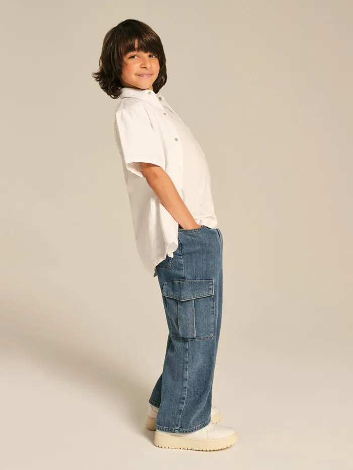 DL1961 Toddler Boys 2T7 Kids Zeke Wide Leg Jeans