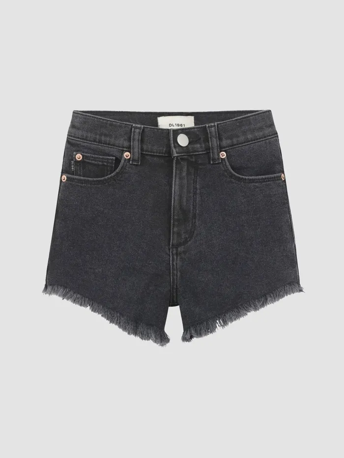 DL1961 Toddler Girls 2T6 Kids Lucy Jean Shorts High Rise Cut Off