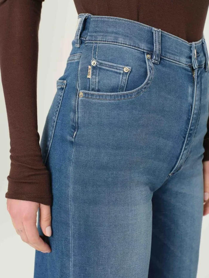 DL1961 Wide Women Hepburn Wide Leg High Rise 32034 Jeans
