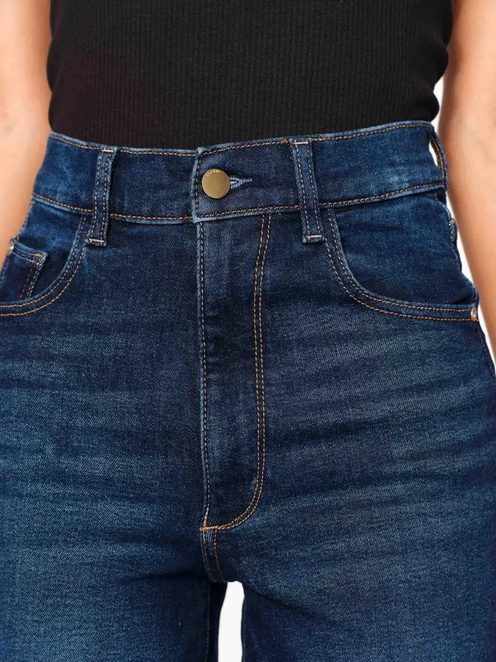 DL1961 Wide Women Hepburn Wide Leg High Rise Vintage 32034 Jeans